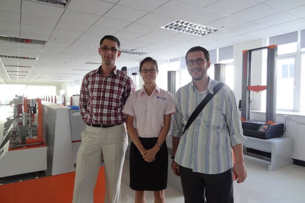 Jenny with her customers